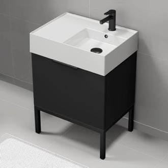 Bathroom Vanity Modern Bathroom Vanity, Free Standing, 24